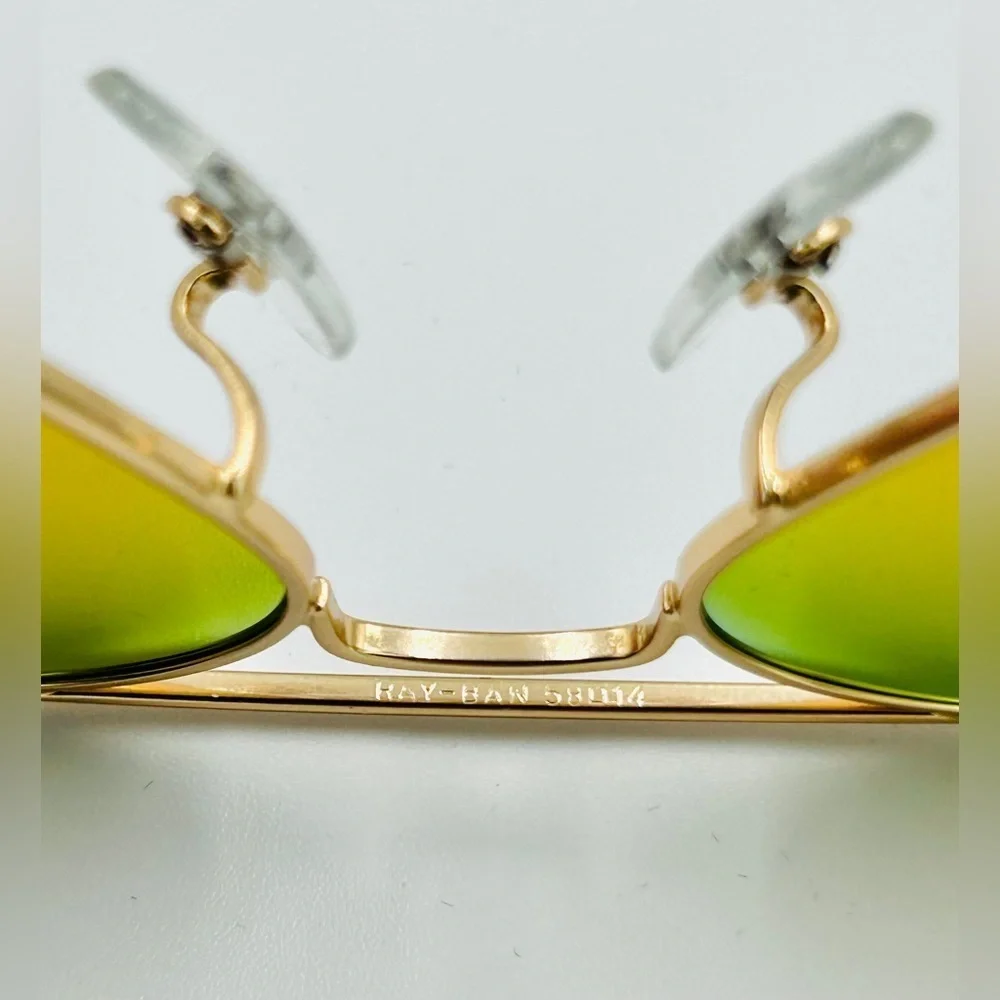 Ray-Ban Aviator RB3025 58mm Gold Frame Mirror Lens 58-14 112/69